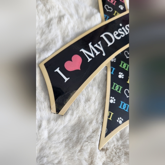 I Love My Designer Dog Car Magnet - Picture 2 of 4